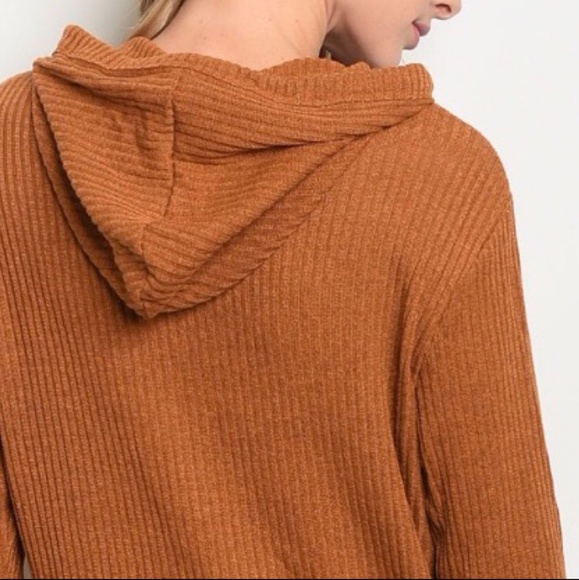 🛍Last 1! Pumpkin Soft Hoodie Sweater Dress - Picture 3 of 5